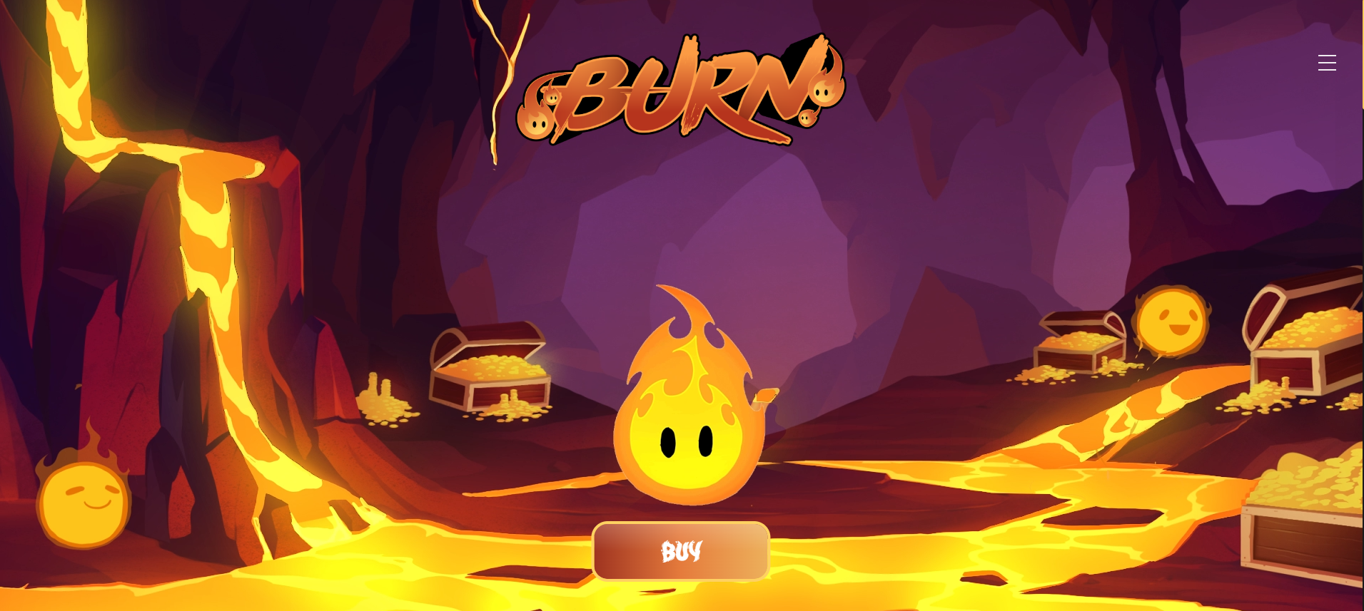 Burn project site screenshot